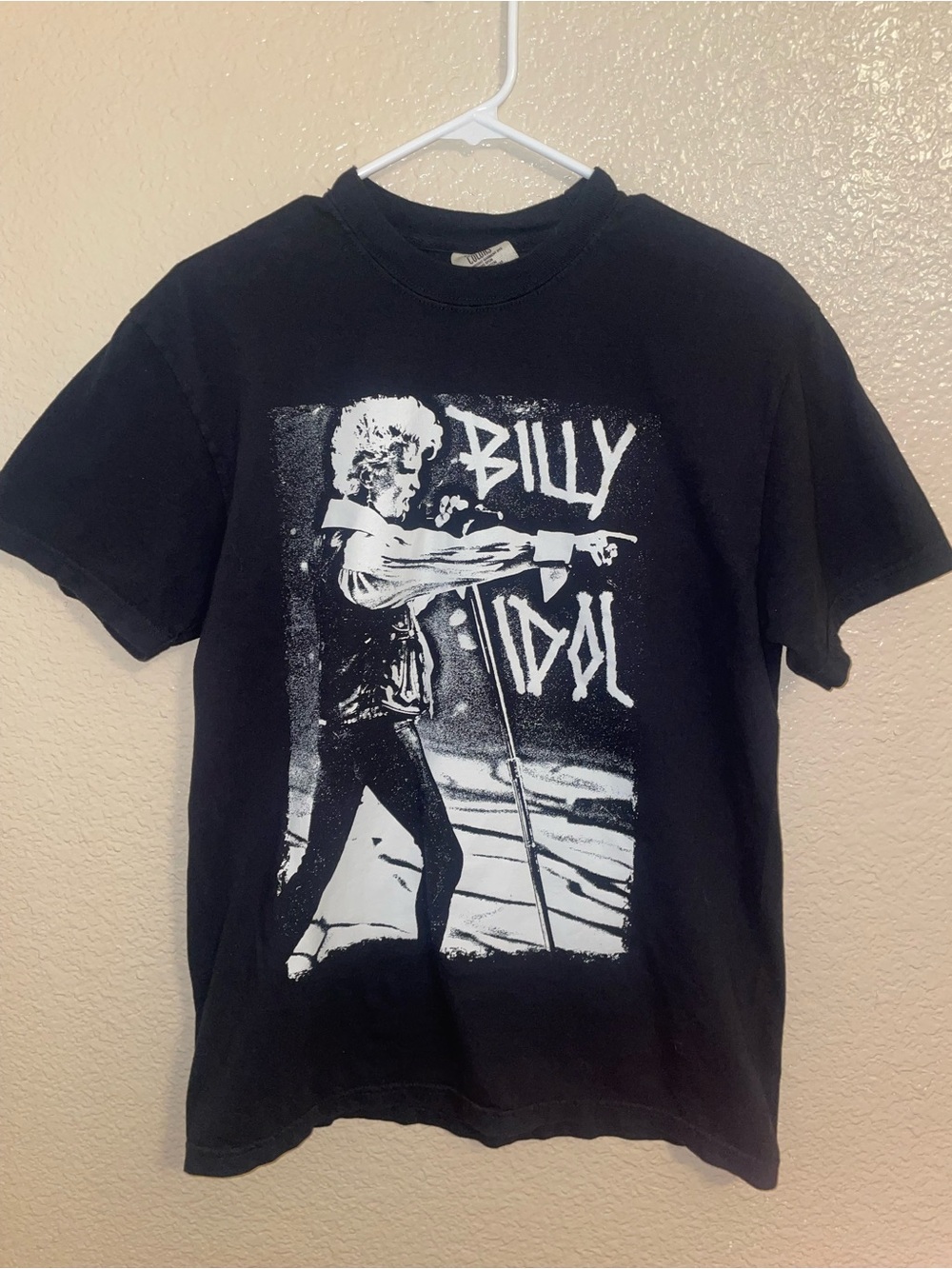 Billy Idol Black Graphic Band Tee